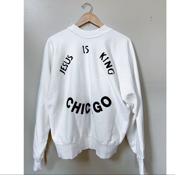NWOT Yeezy Jesus is king Chicago sweatshirt - Picture 6 of 14